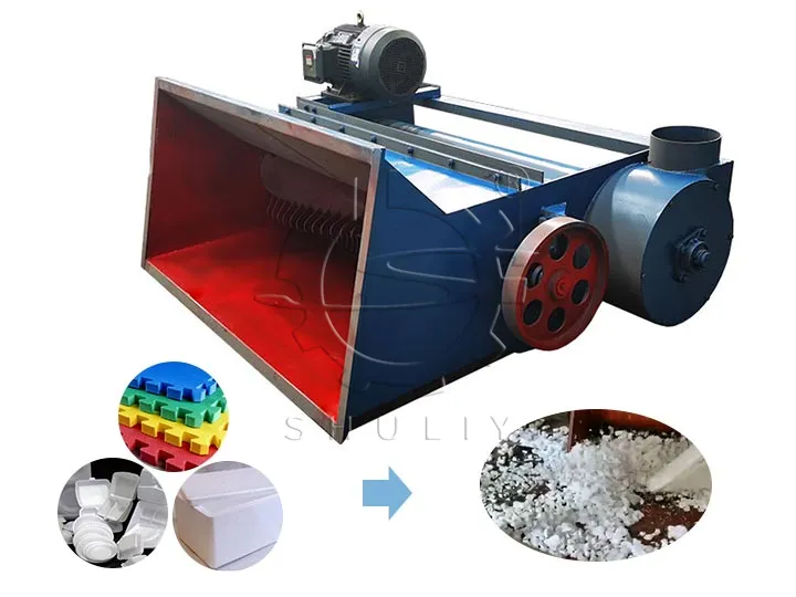 EPS foam shredder: For crushing waste plastic foam