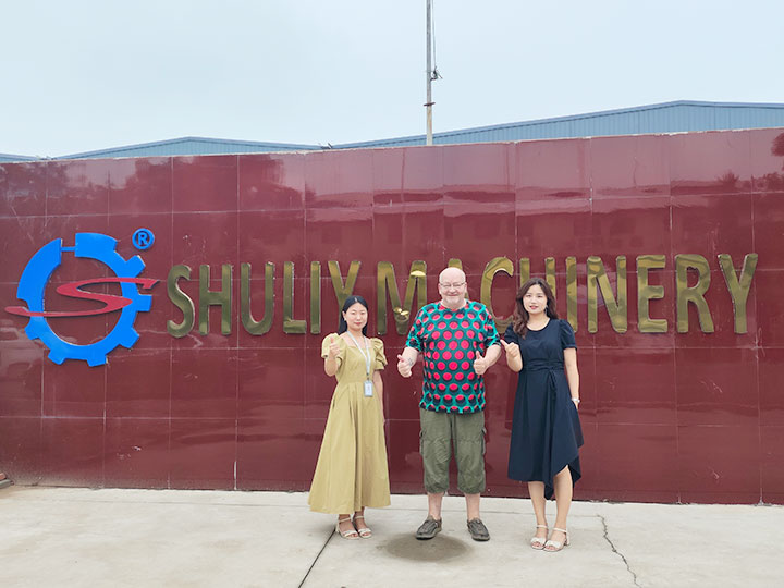 Shuliy sales manager and our customer