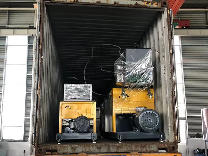 Granulador de filme plástico enviado para a Costa do Marfim