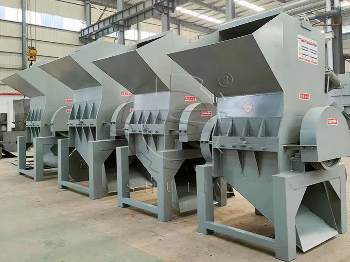 plastic recycling shredder machine