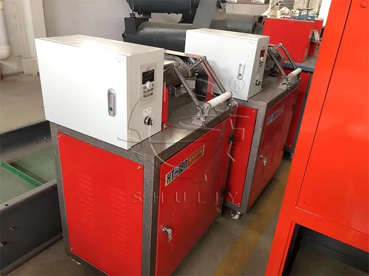 two pellet cutting machine sent to Mozambique