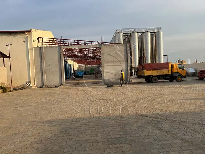 Client's pure water and beer production plant