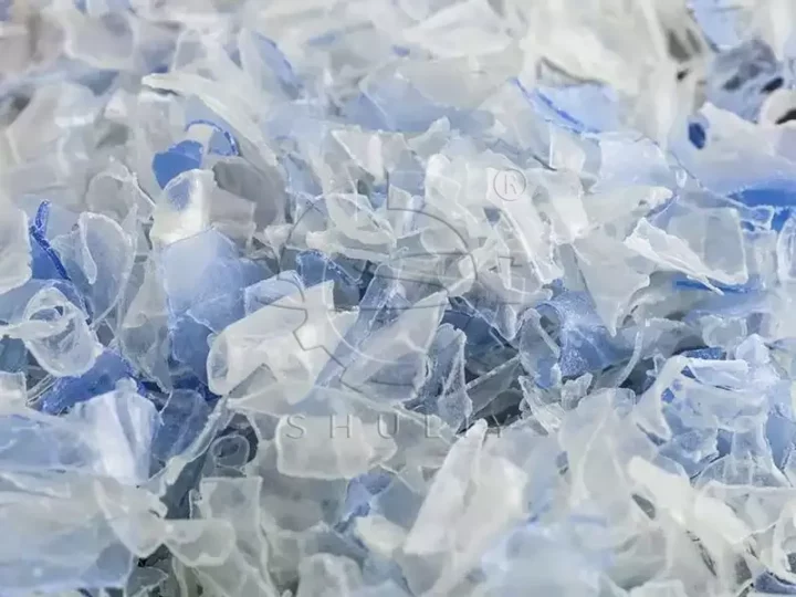 clean PET bottle flakes