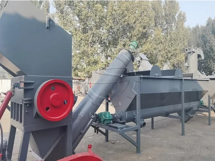 plastic scrap washing plant