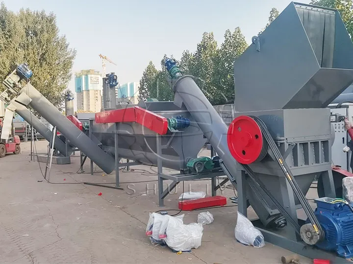 plastic waste recycling machine