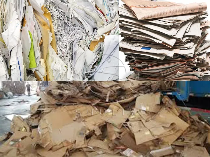 Waste paper, cardboard