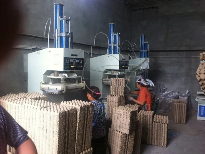 egg tray hot press machine