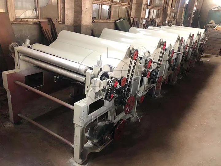 máquina abridora de algodão de múltiplos rolos