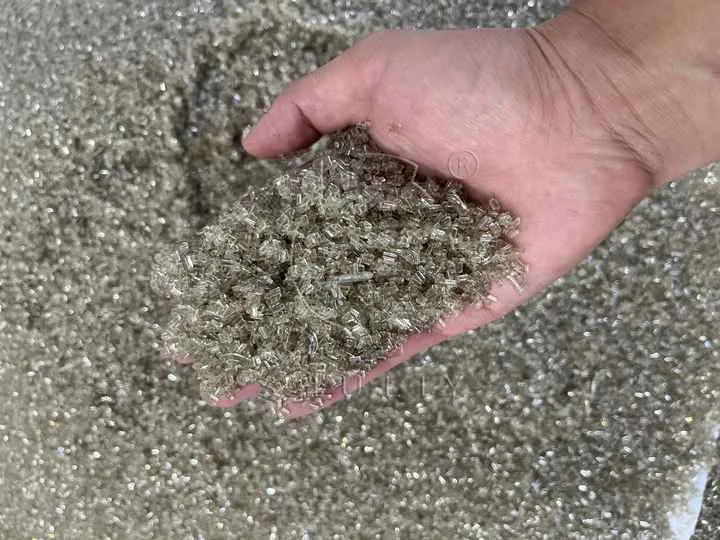 Finished PET pellets