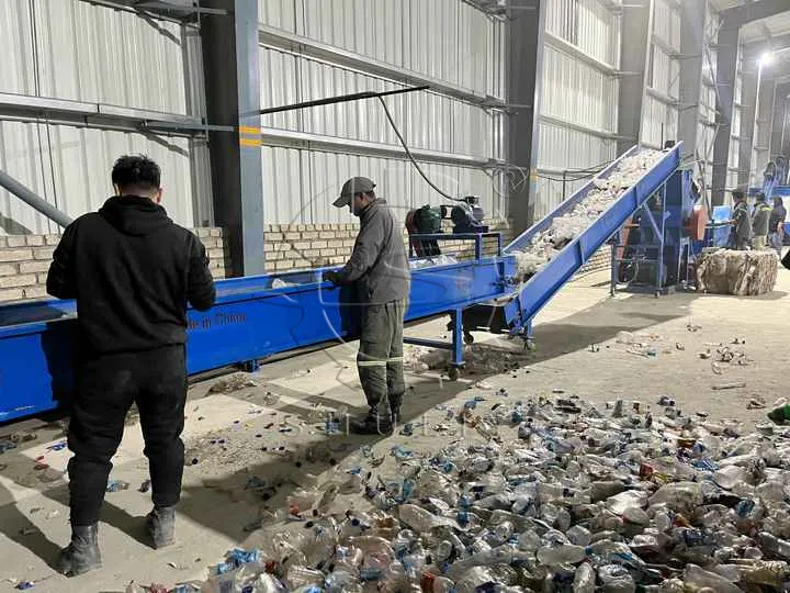 bottle recycling plant