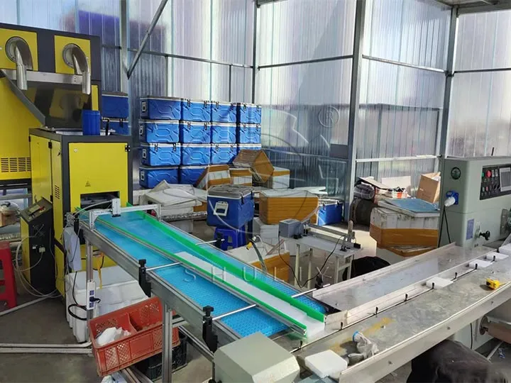 máquina de fabricación de bloques de hielo seco