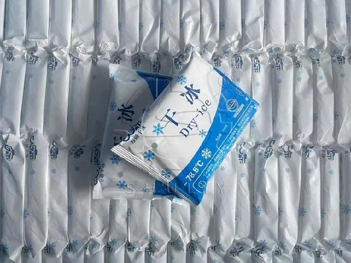 final product dry ice block