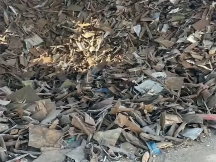 Parlatmadan önce kirli malzeme