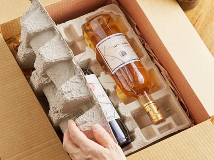 Papierweinflaschenhalter