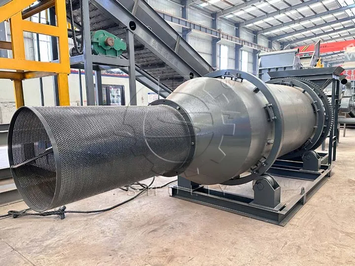 scrap metal polishing drum