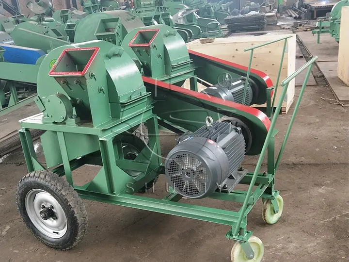 Электрический древесный измельчитель