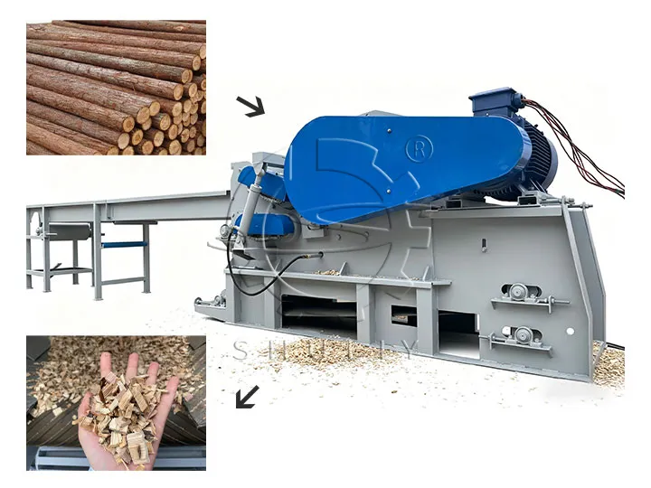 Drum Wood Chipper