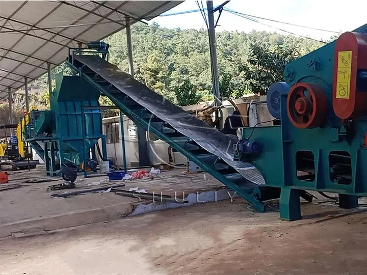 Ligne de production de marteau-piqueur à bois