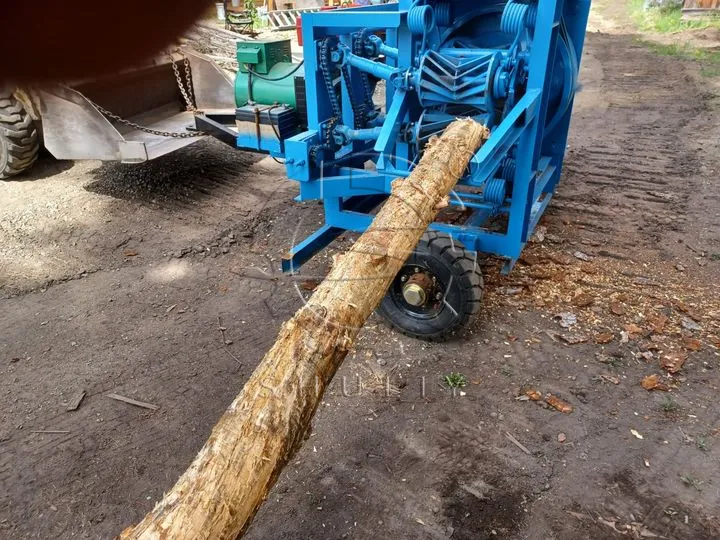Finished Wood After Peeling