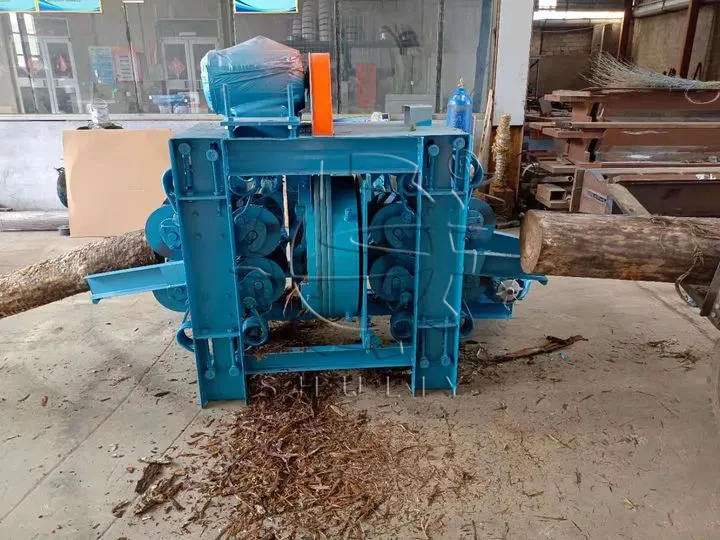 log peeling machine
