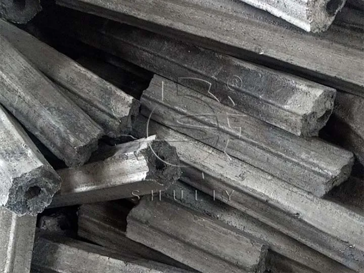 Carbonized coal briquettes