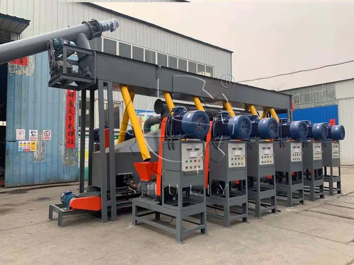 Multiple Wood Briquette Machines for High Capacity Production