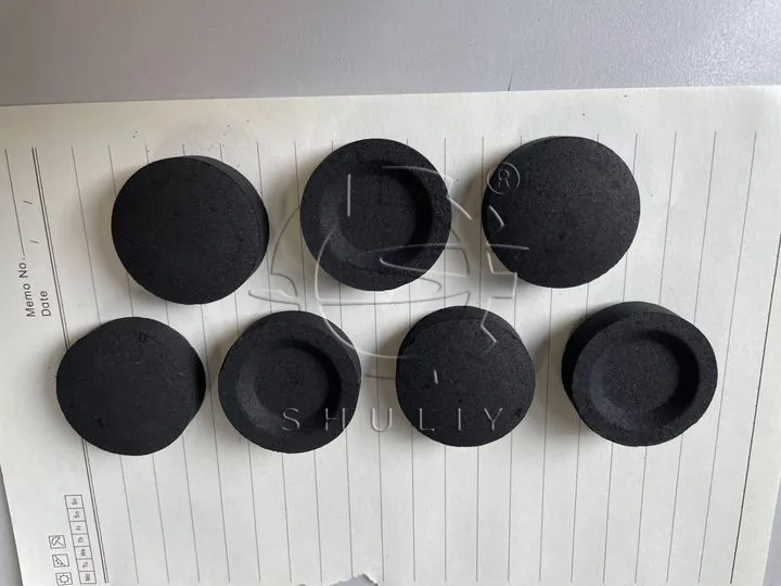 Round hookah charcoal