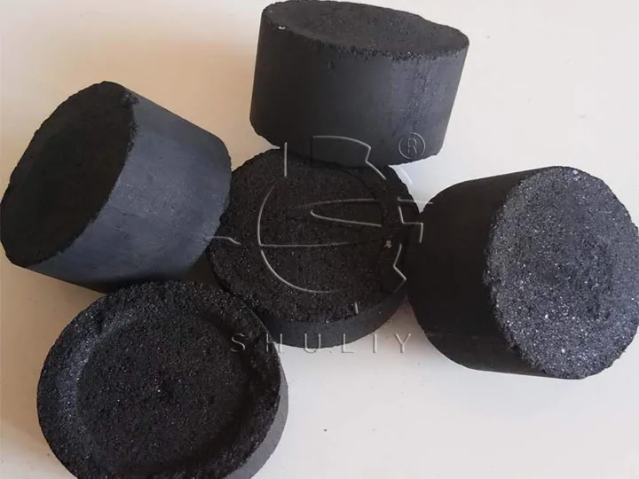 Round shisha charcoal tablets