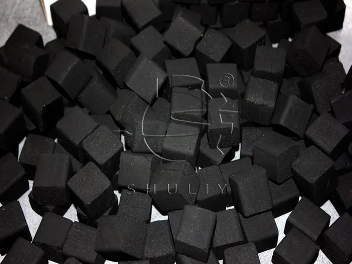 Square hookah charcoal