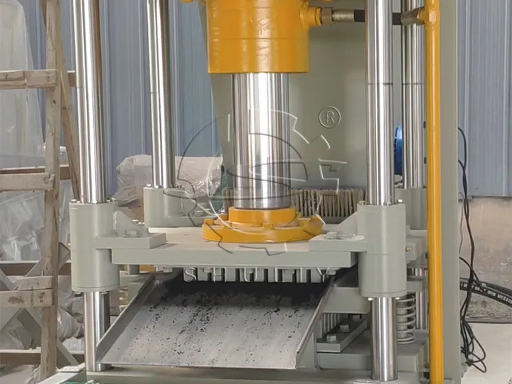 Upper mold pressing