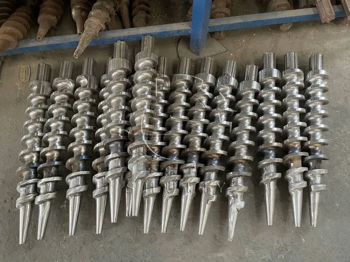 sawdust briquette machine screw