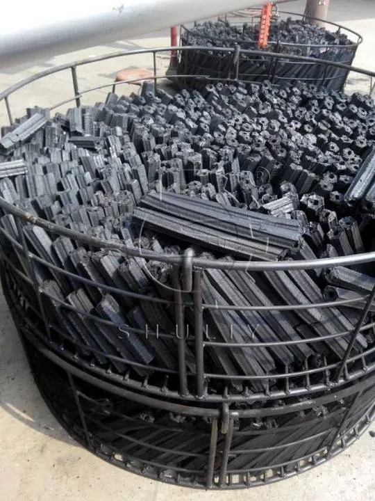 Carbonized Sawdust Briquettes