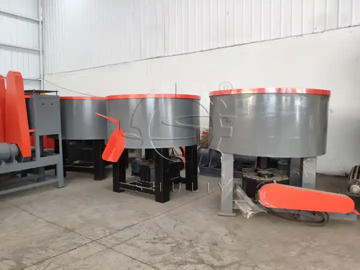 Wheel Grinding Charcoal Mixer
