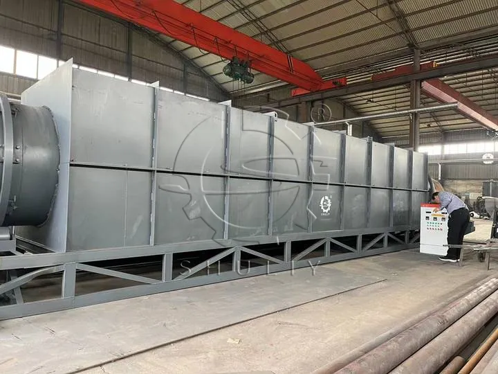 Continuous charcoal furnace