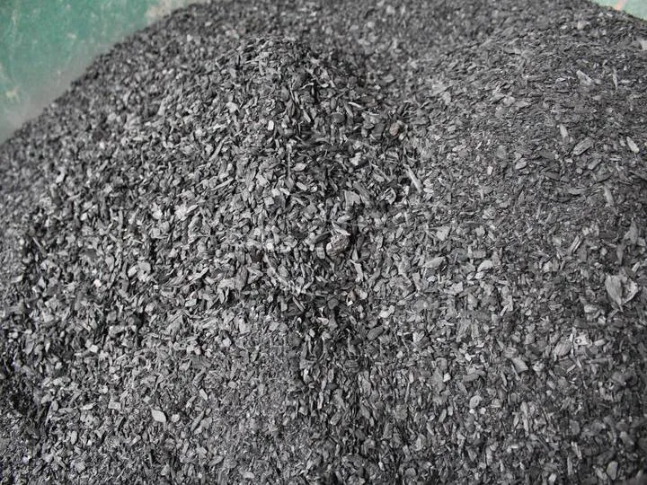 wood chip charcoal