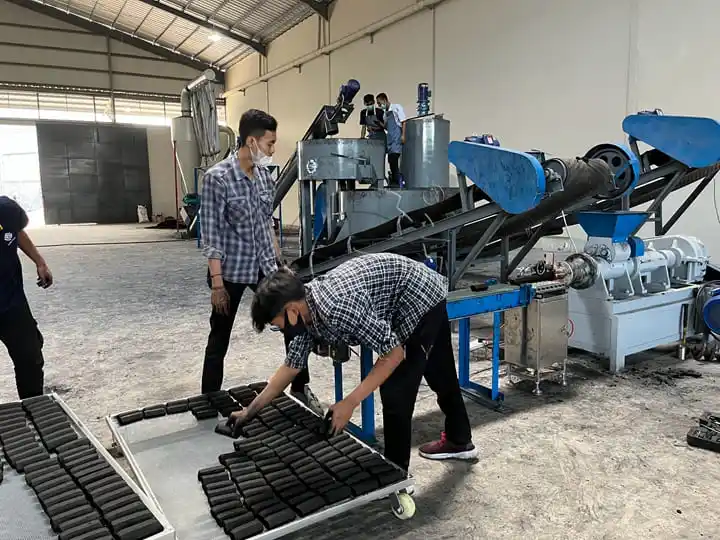 Charcoal Briquette Machine