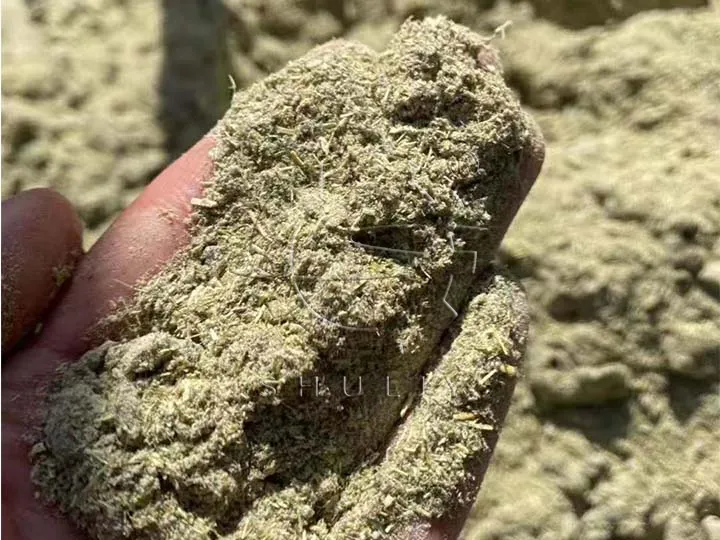 Grass powder