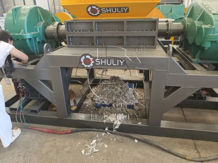 waste jumbo bag shredding